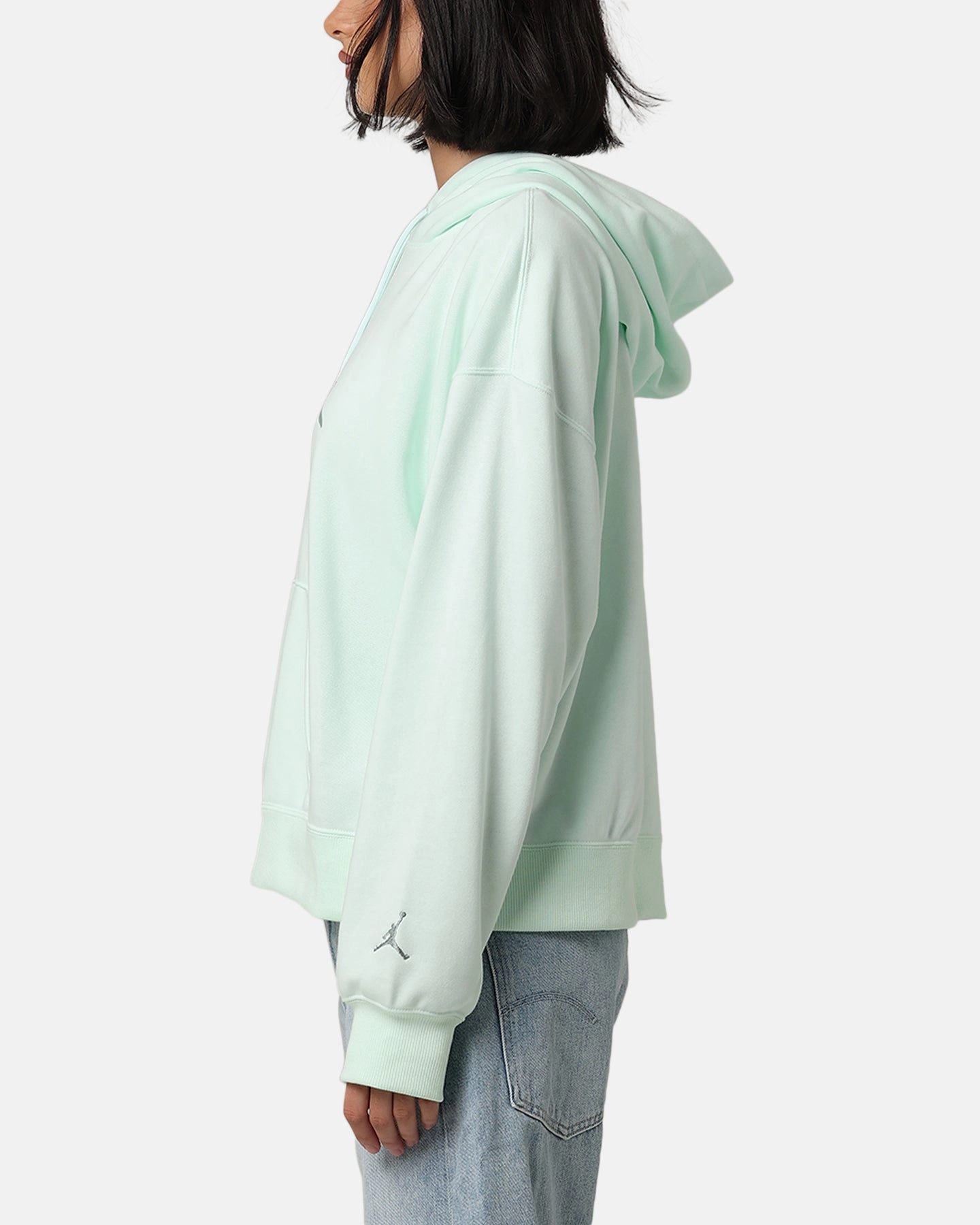 Active Edge Travel Comfort Jordan Women's Brooklyn Fleece Pullover Hoodie Barely Green/Jade Smoke