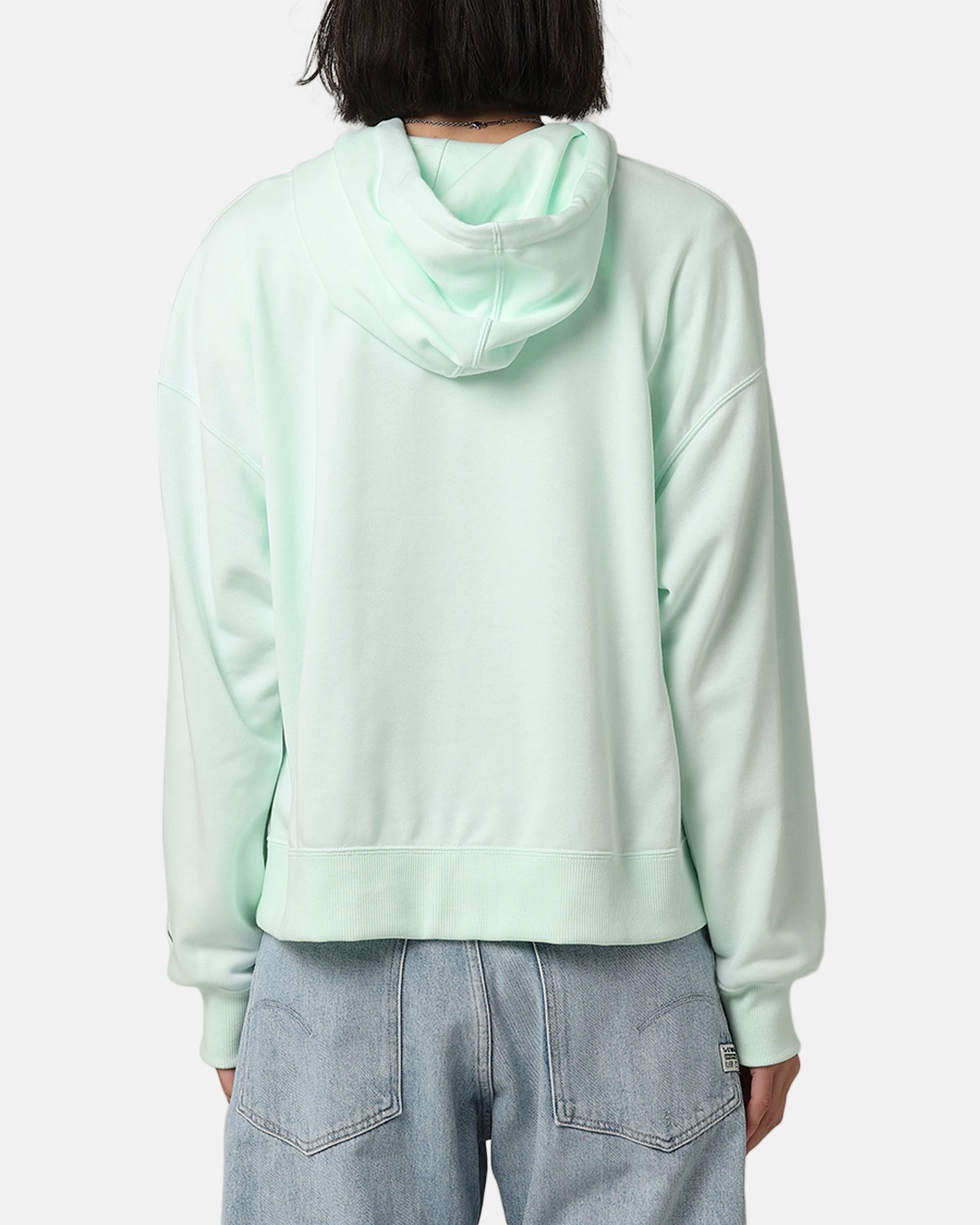 Observe casual outing Jordan Women's Brooklyn Fleece Pullover Hoodie Barely Green/Jade Smoke