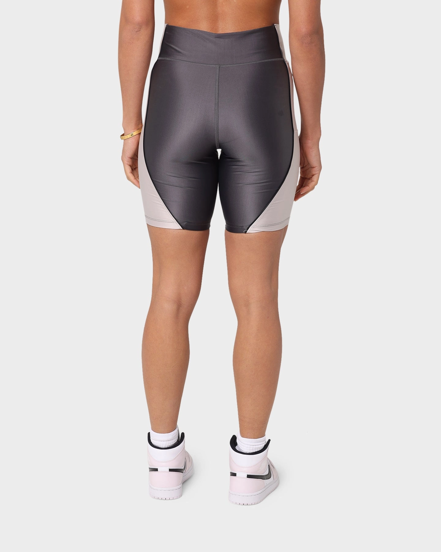 Anti Slip Waistband Jordan Women's Essential Bike Shorts Thunder Grey/Moon Particle