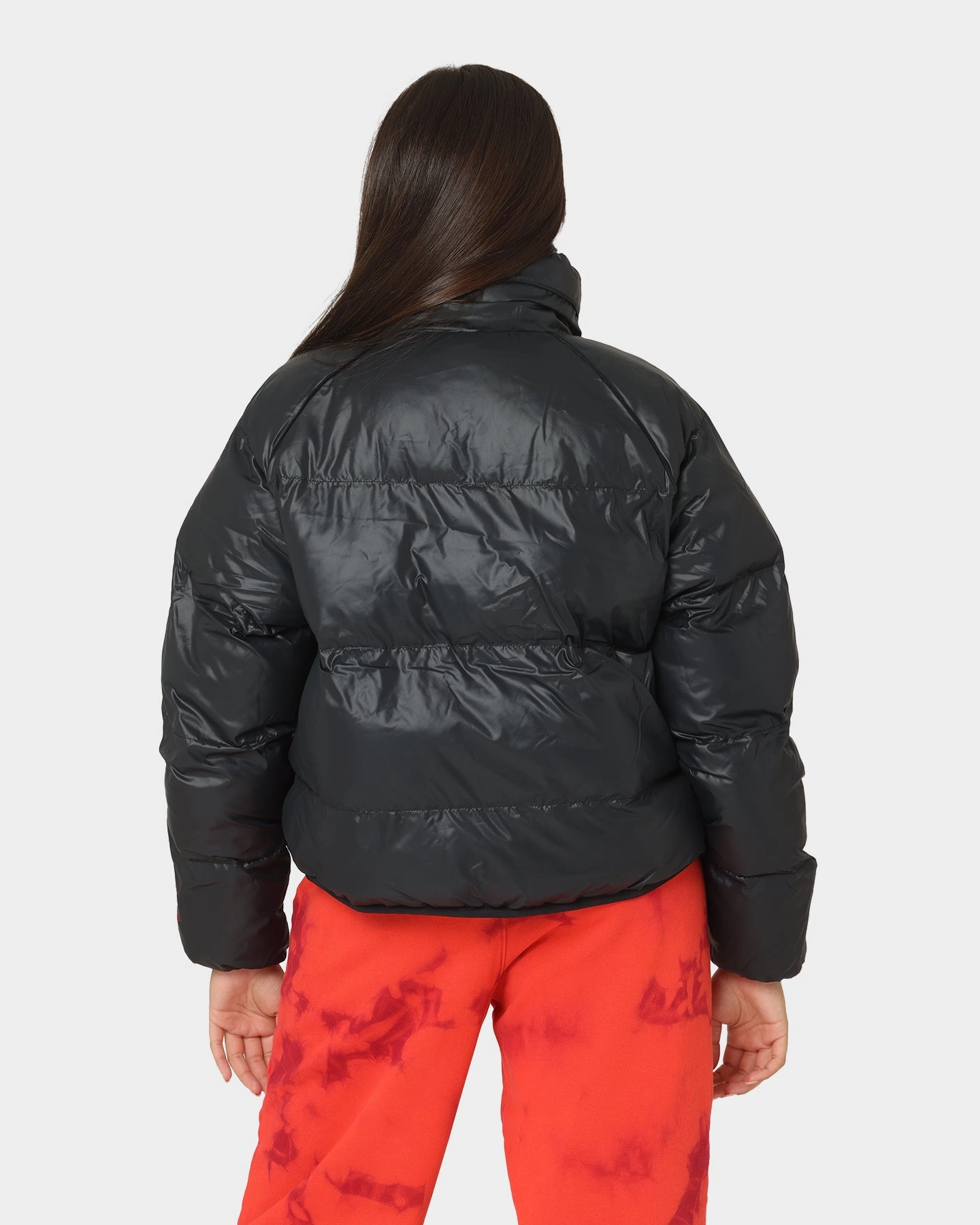 Casual Outdoor Layer Jordan Women's Flight Puffer Jacket Black