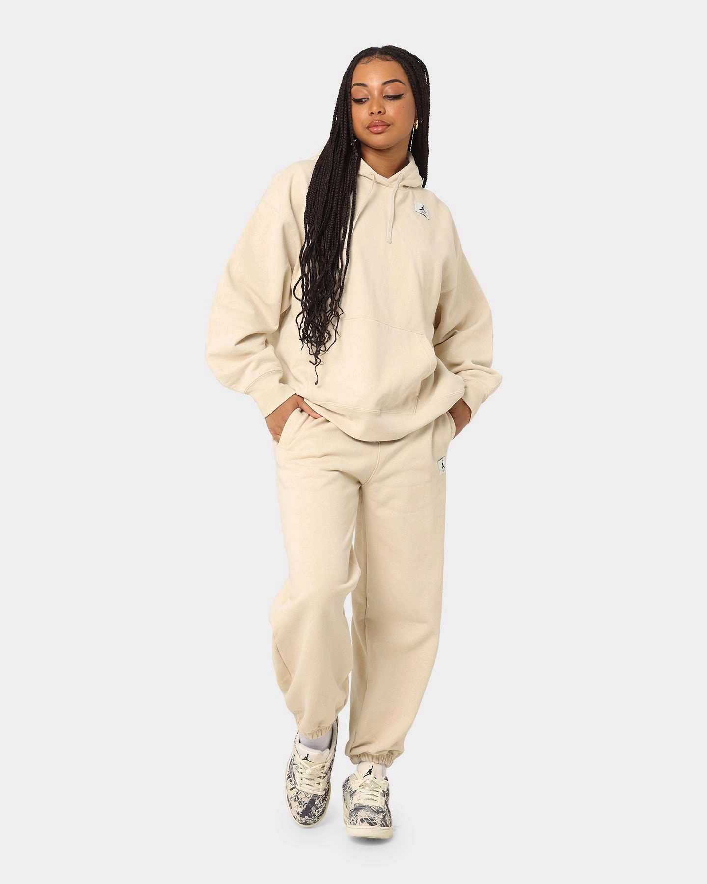 Printed Jordan Women's Jordan Flight Fleece Hoodie Beach