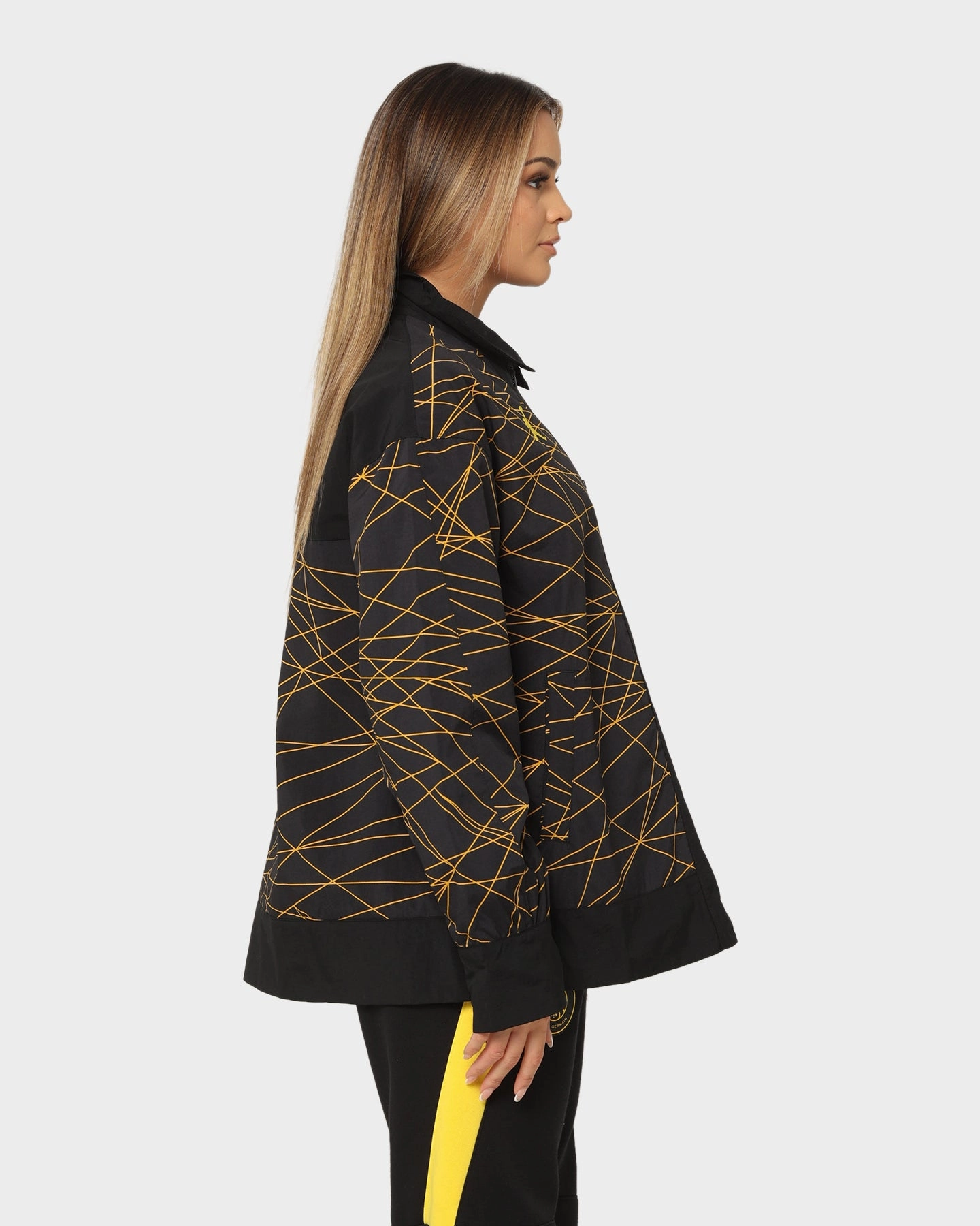 All-Season Outerwear Jordan Women's Jordan X Paris Saint-Germain Anthem Jacket Black/Tour Yellow