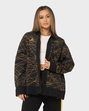 Casual Warmth Target Jordan Women's Jordan X Paris Saint-Germain Anthem Jacket Black/Tour Yellow
