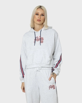 Jordan Women's Paris Saint-Germain Fleece Hoodie Birch Heather License
