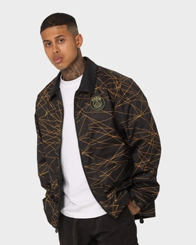 suitable for mountain hikes Jordan X Paris Saint-Germain Anthem Jacket Black/Tour Yellow
