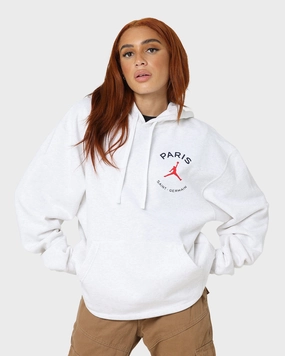 Fresh Function Light Comfort Jordan X Paris Saint-Germain Fleece Pullover Hoodie Birch Heather/Midnight Navy
