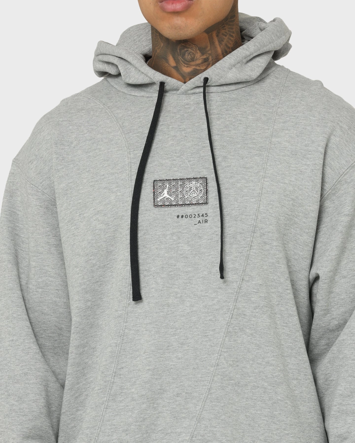 Condition chefs Jordan X Paris Saint-Germain Fleece Pullover Hoodie Dark Grey Heather