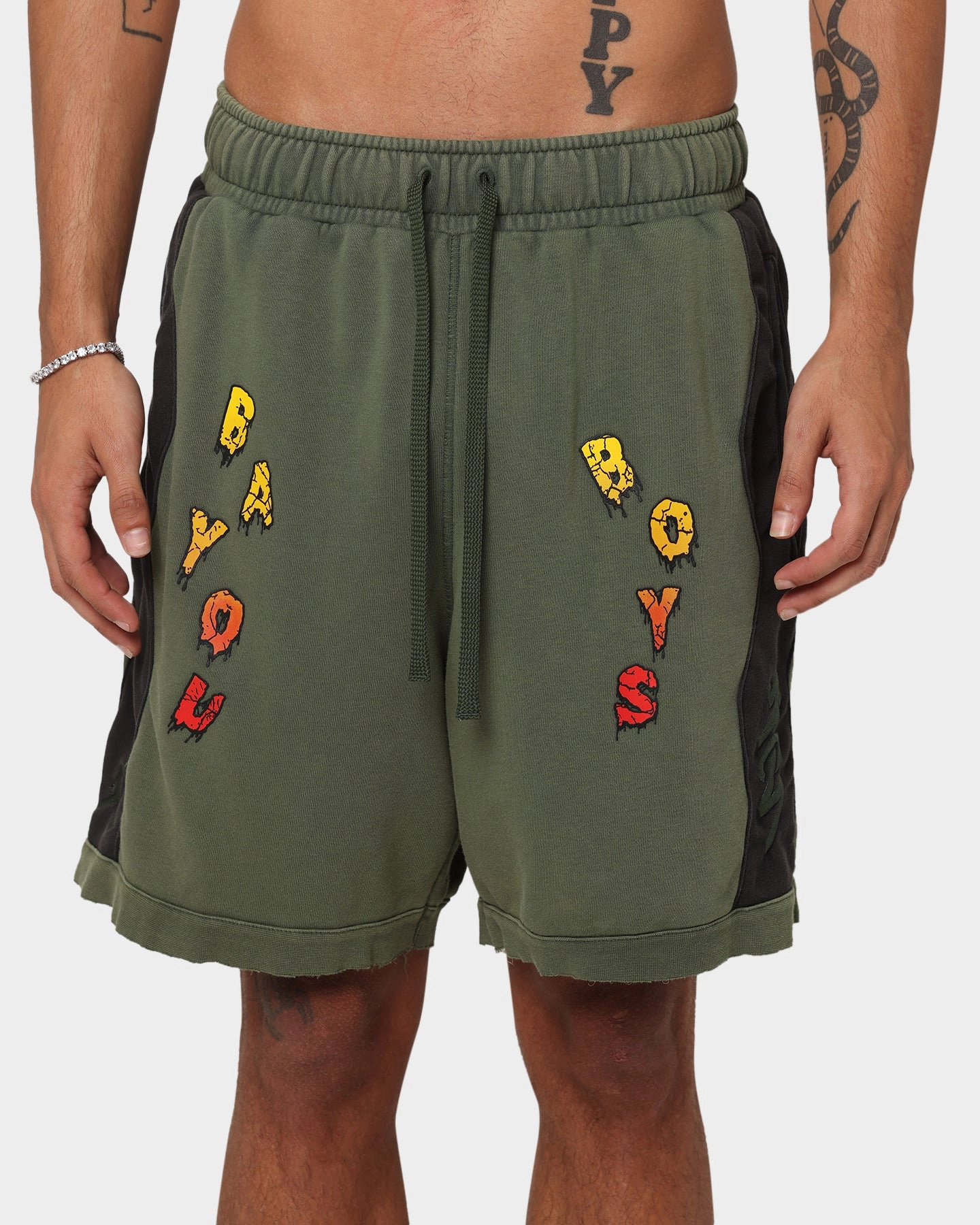 hospitality industry skiing outfit Jordan Zion Dri-FIT Fleece Shorts Carbon Green/Black