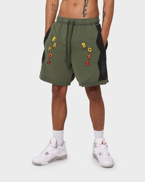 Eye-catching Design Jordan Zion Dri-FIT Fleece Shorts Carbon Green/Black