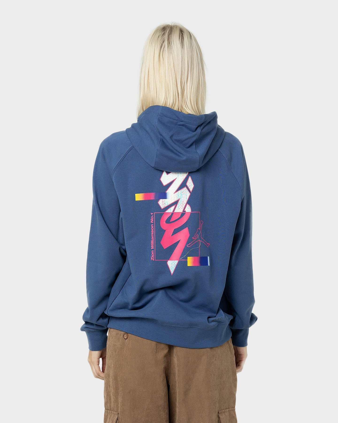 Jordan Zion Dri-FIT Hoodie Mystic Navy Sporty Look Mascara