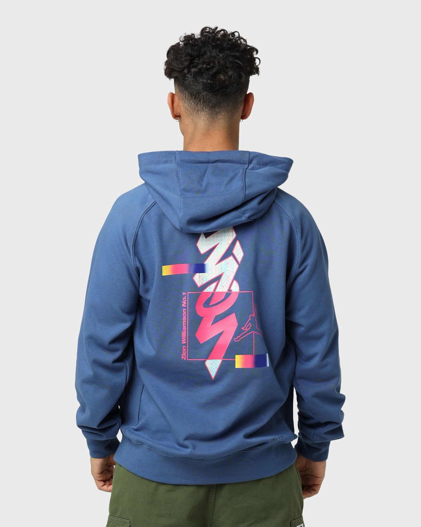 Cold Weather Wear Jordan Zion Dri-FIT Hoodie Mystic Navy