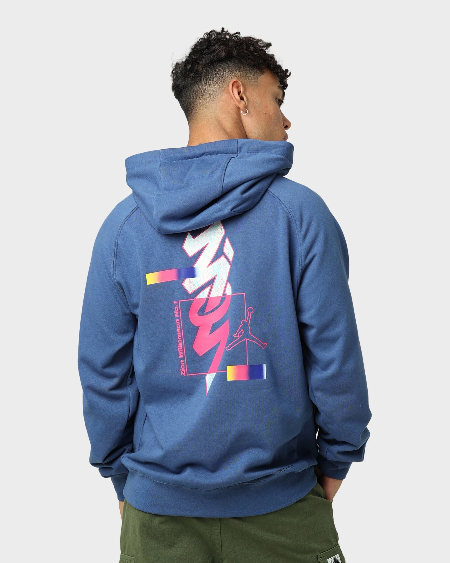 Collar Options Jordan Zion Dri-FIT Hoodie Mystic Navy