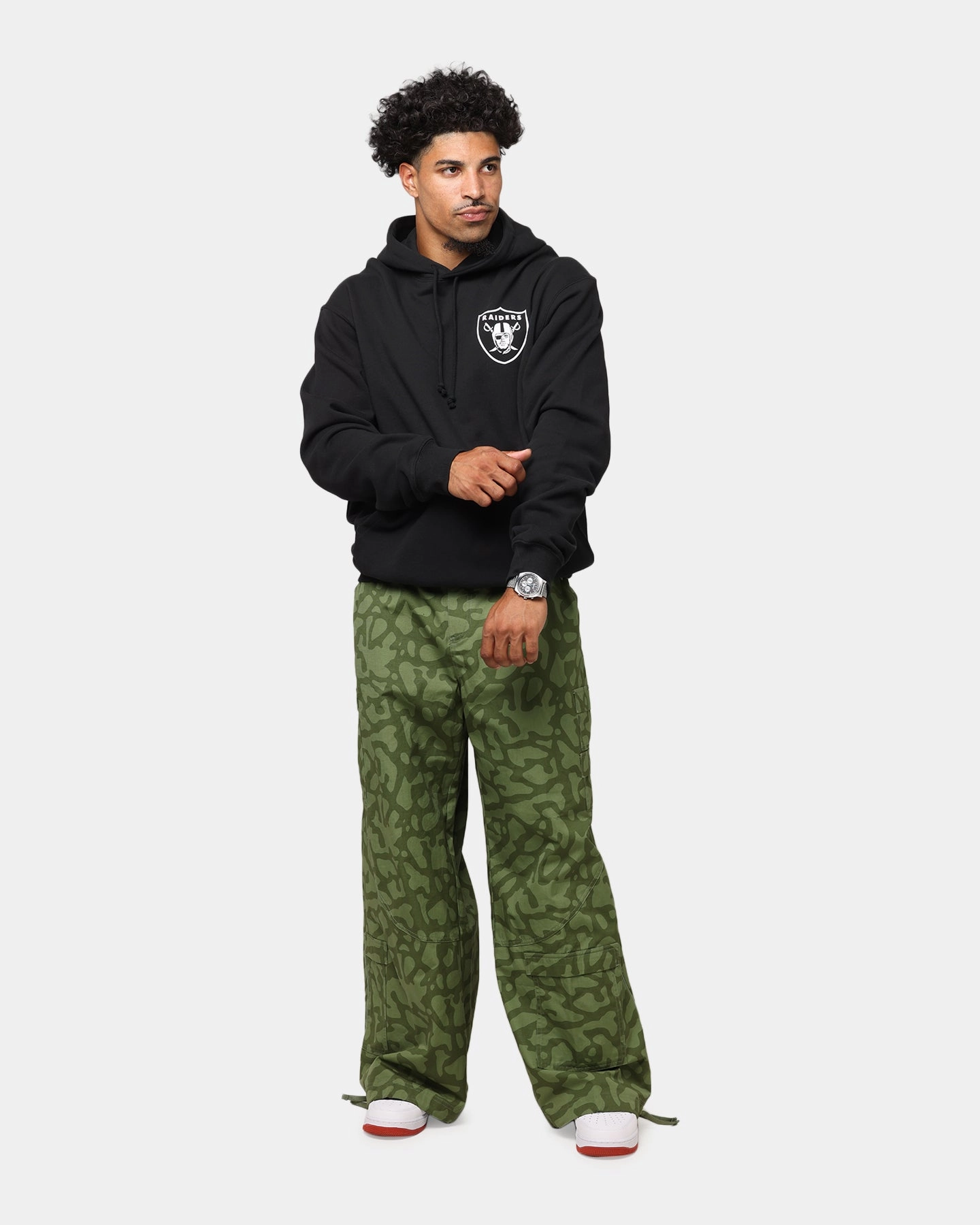 Majestic Athletic Las Vegas Raiders Acland Hoodie Black Graphic Design Bestseller