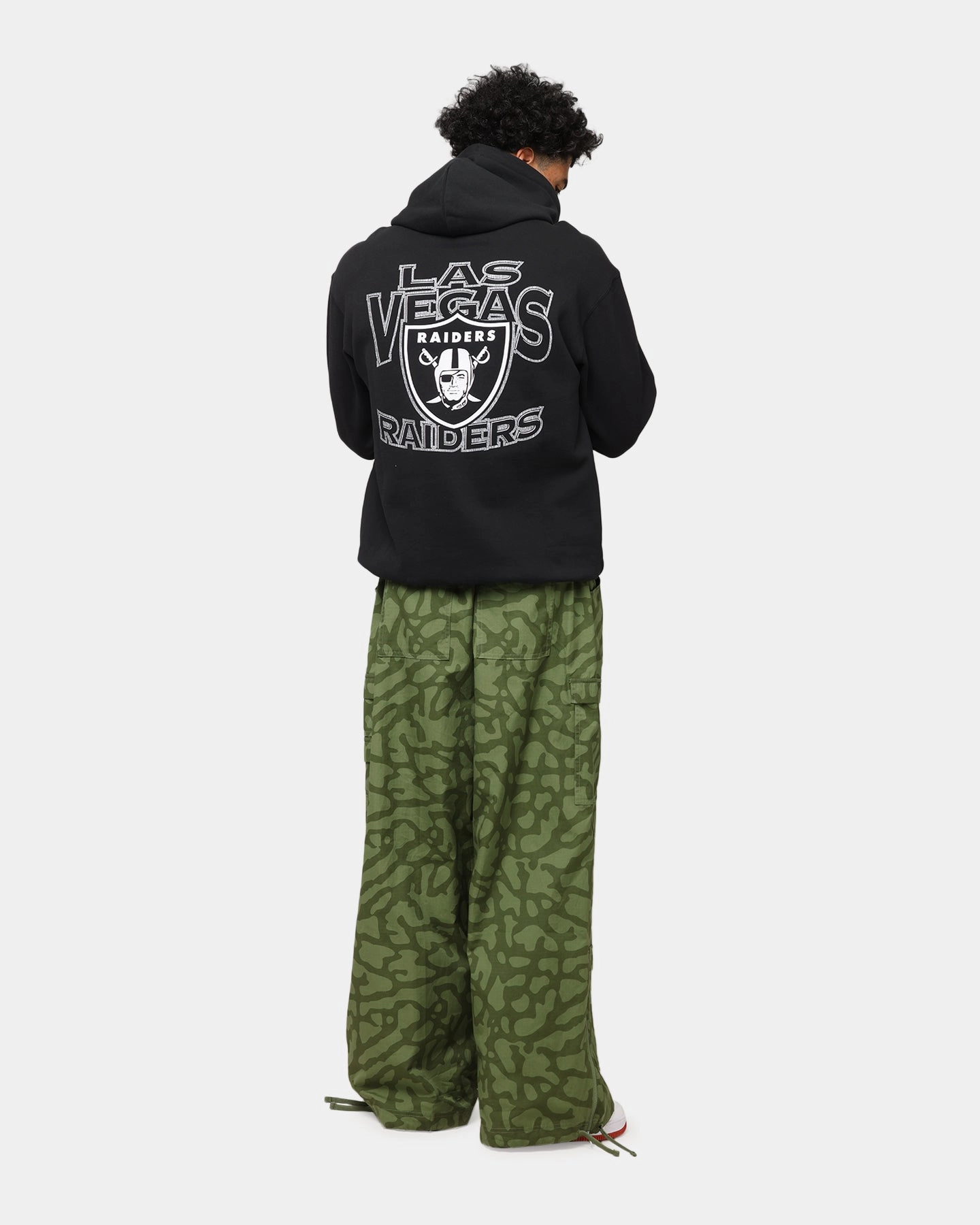 Majestic Athletic Las Vegas Raiders Acland Hoodie Black Lightweight Design winter season