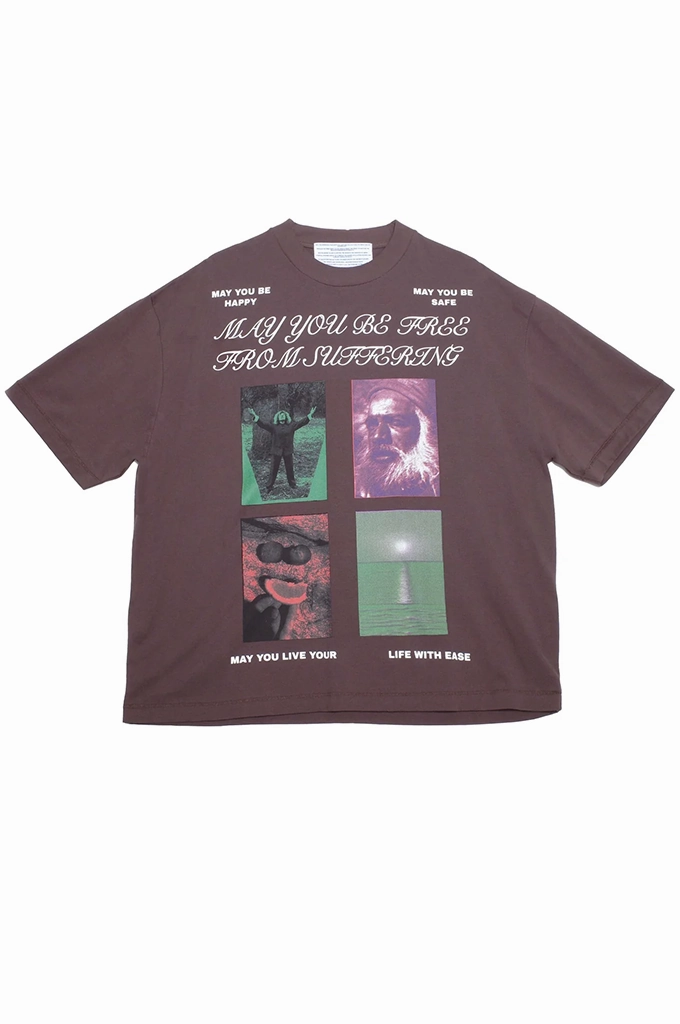 Jungles Jungles Free From Suffering Tee Ethically Sourced Cotton Winter Layer