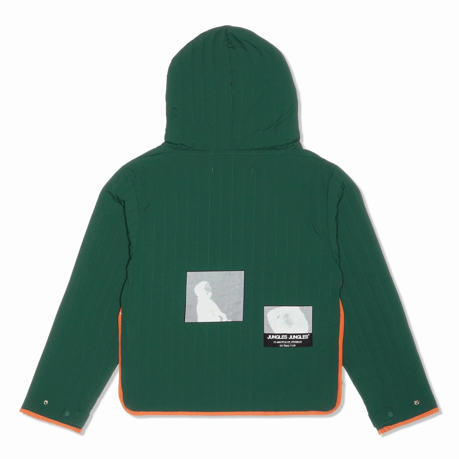 Jungles Jungles Movement Quilted Pullover 'Green' product birthday joy Two-Tone Design