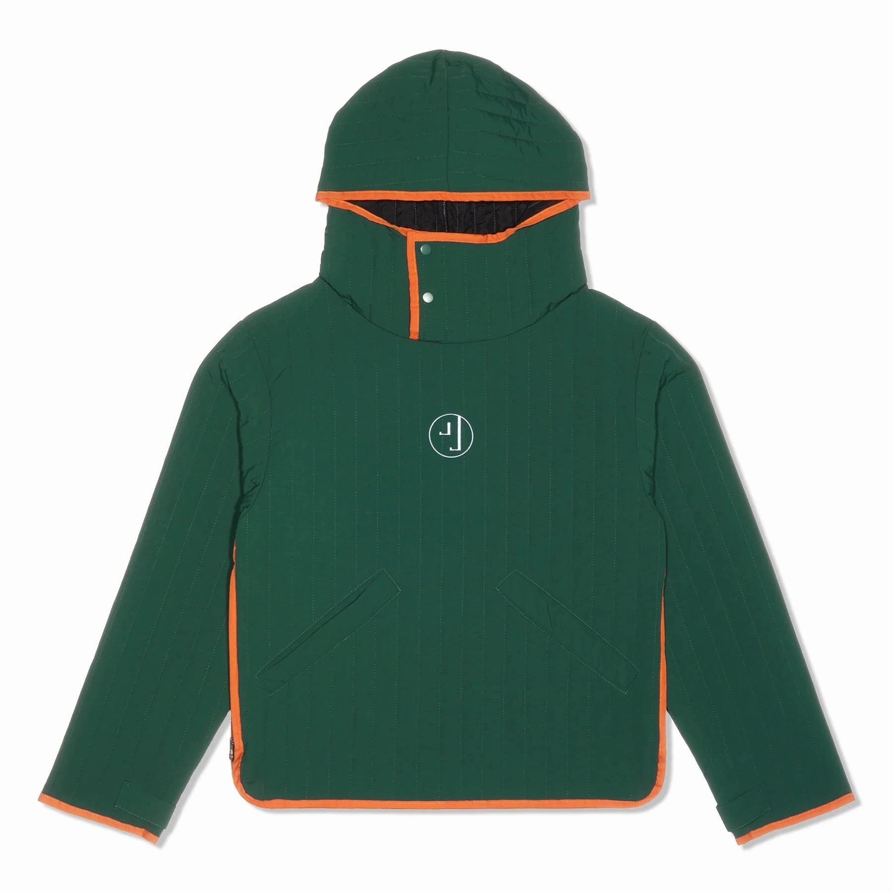 Jungles Jungles Movement Quilted Pullover 'Green' Daily Staple Anti Pilling