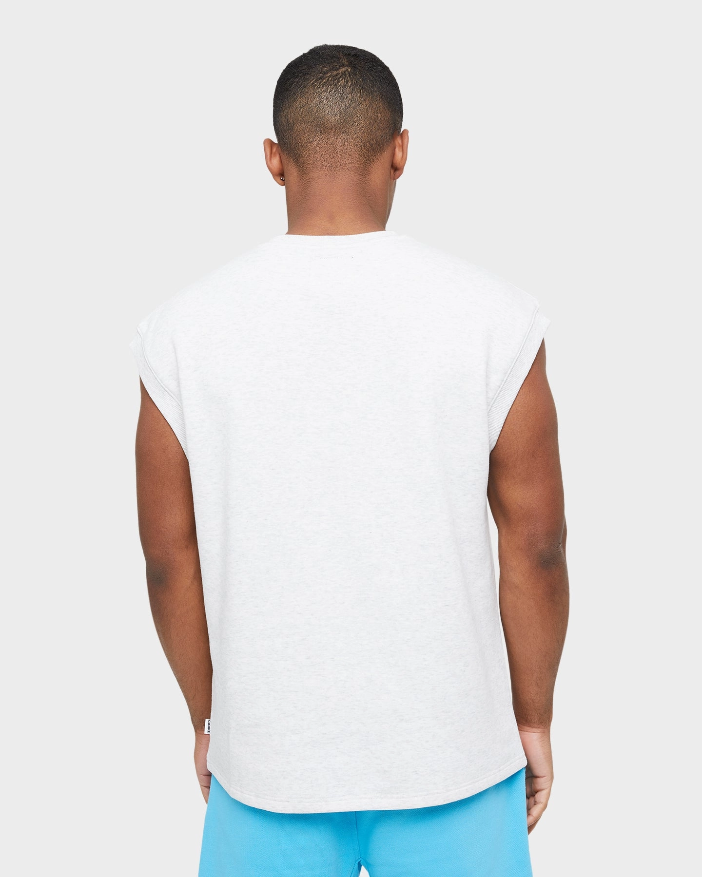 Breathable wear Carre Forme Muscle T-Shirt Light Grey