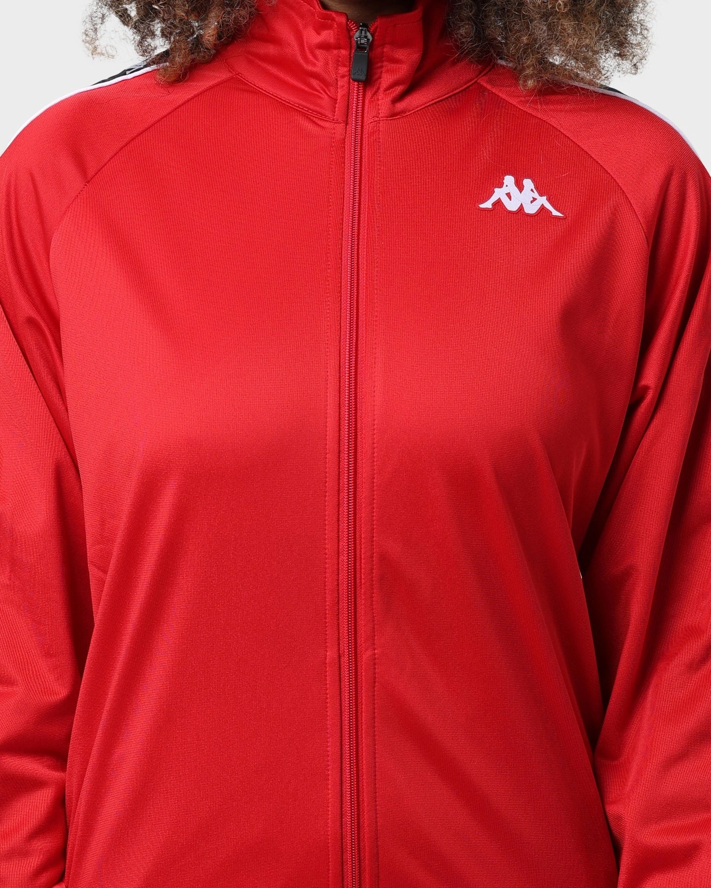 Slim Silhouette hot - weather option Kappa 222 Banda Anniston Slim Jacket Red/Black