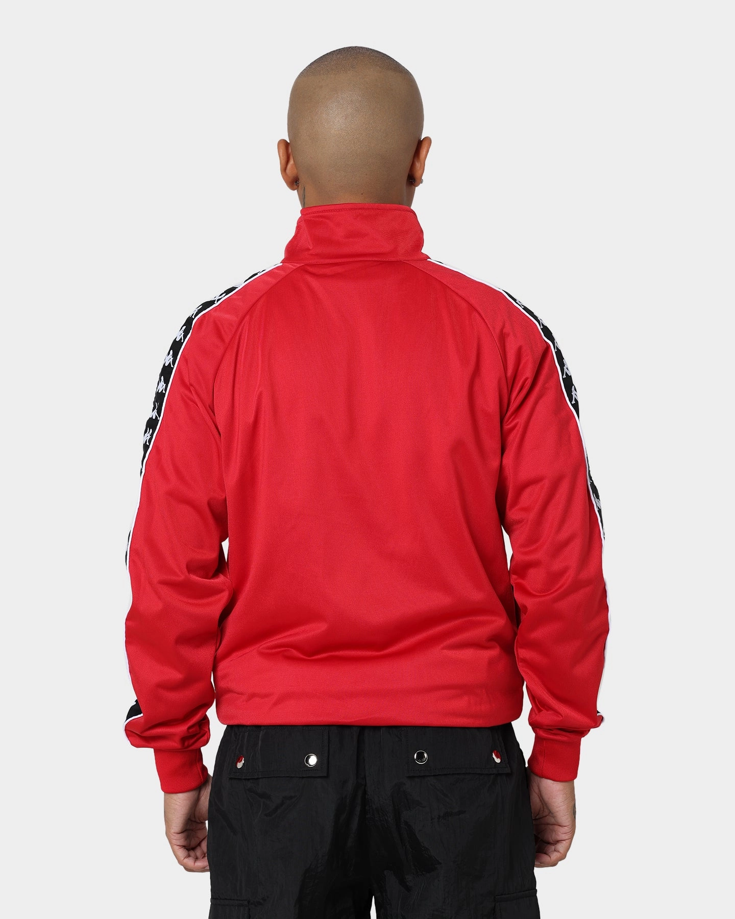 Hidden Zipper Closure Inventory Kappa 222 Banda Anniston Slim Jacket Red/Black