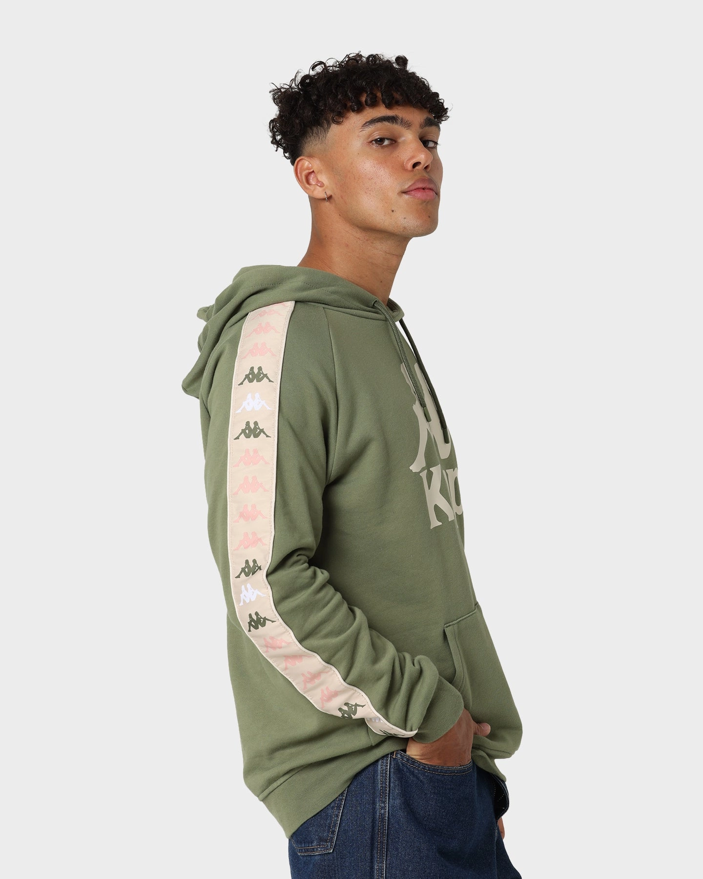 belt Kappa 222 Banda Hurtado 4 Hoodie Green Loden/Beige