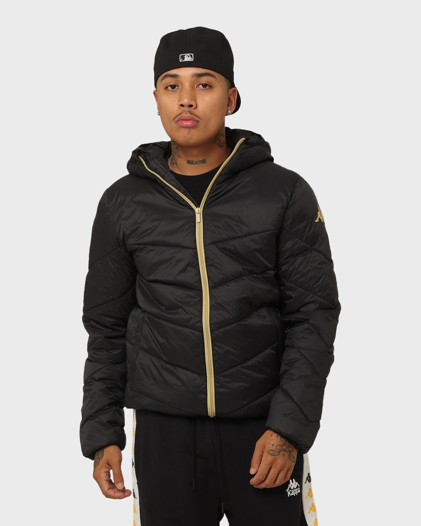 Kappa Authentic Demon Jacket Black Lightweight Design Imagine