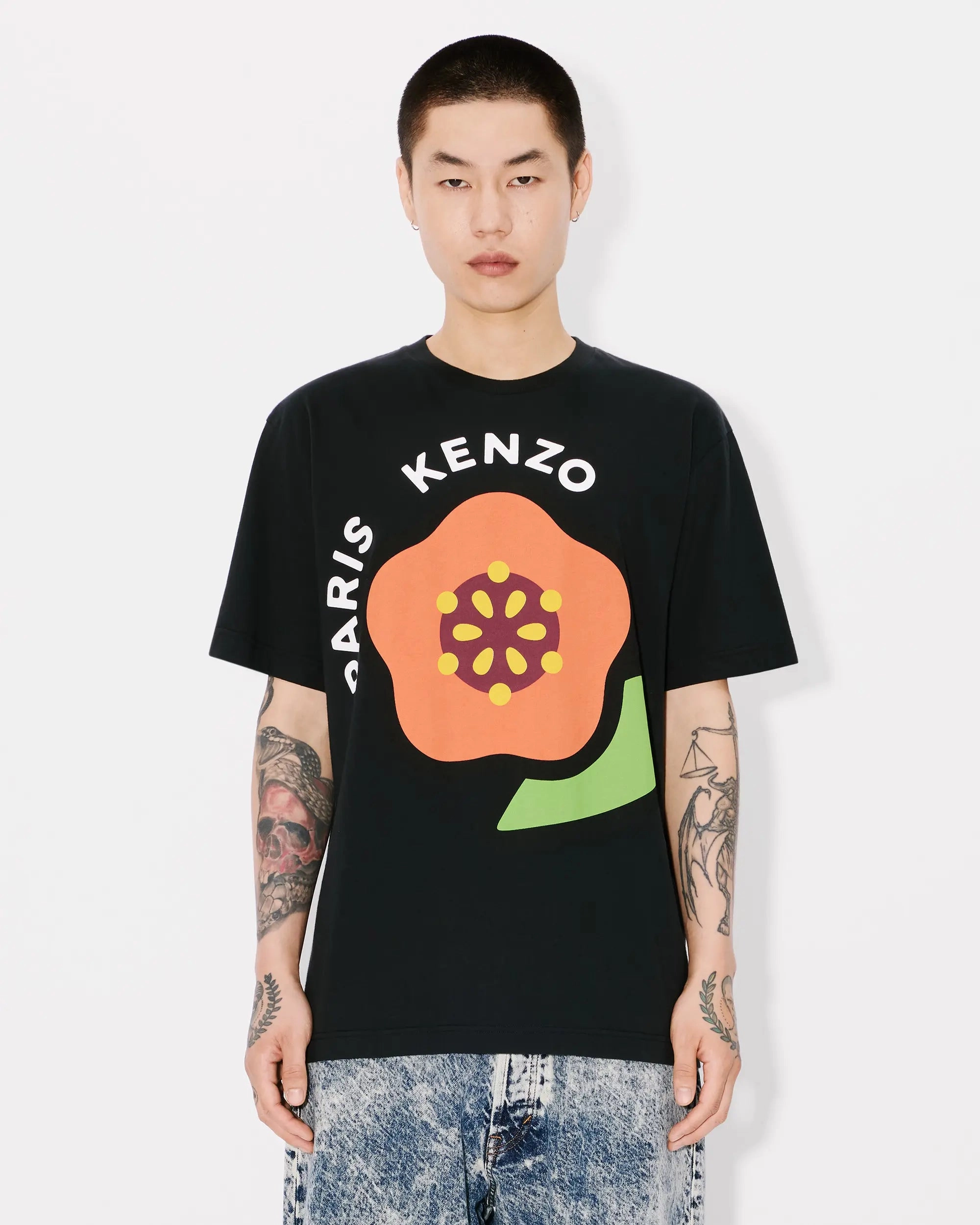 Kenzo Pop T-Shirt 'Black' Breathable Design Affordable accessibility