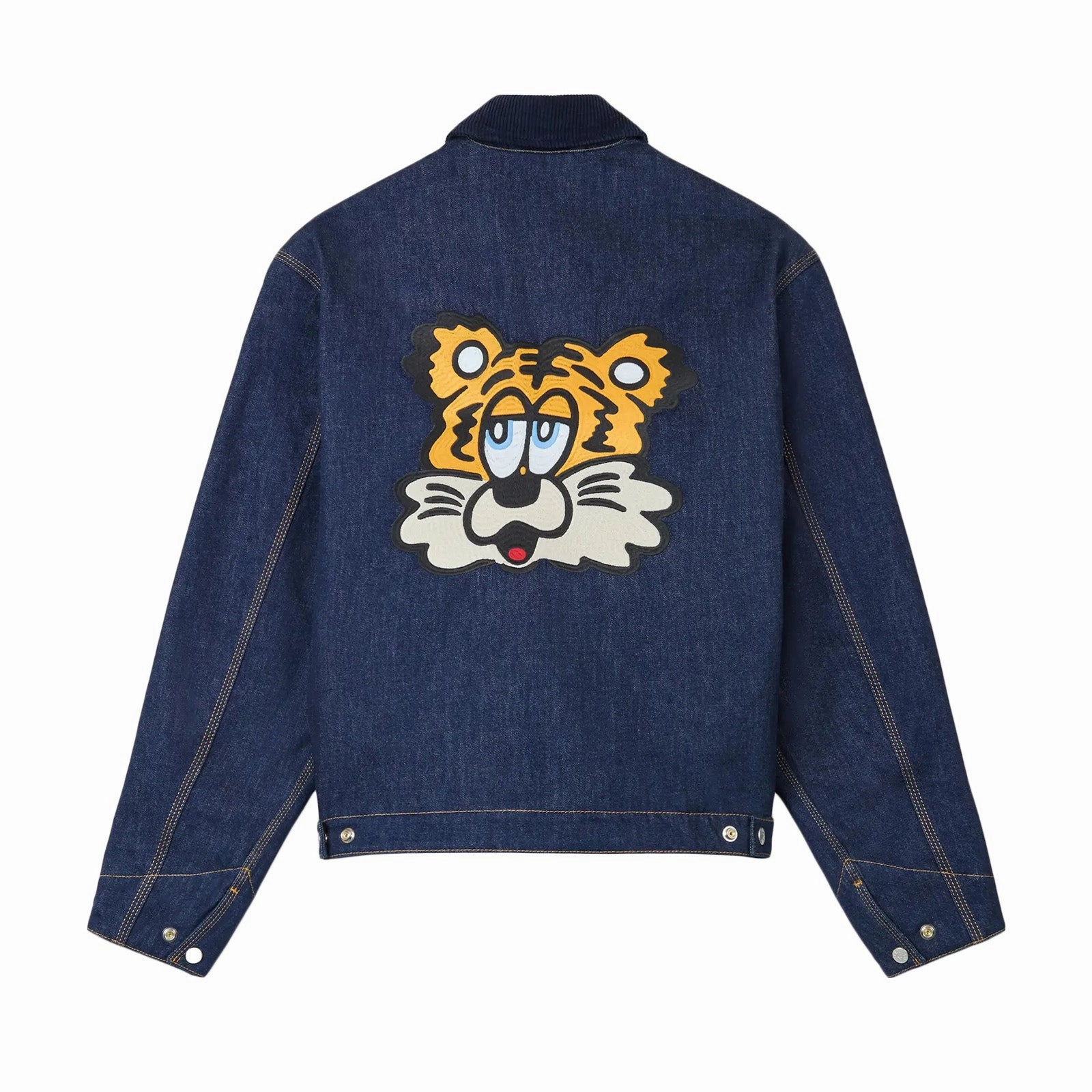 Kenzo Verdy Market Padded Workwear Jacket in Japanese Denim Rugged Daily Style Autumn Ready