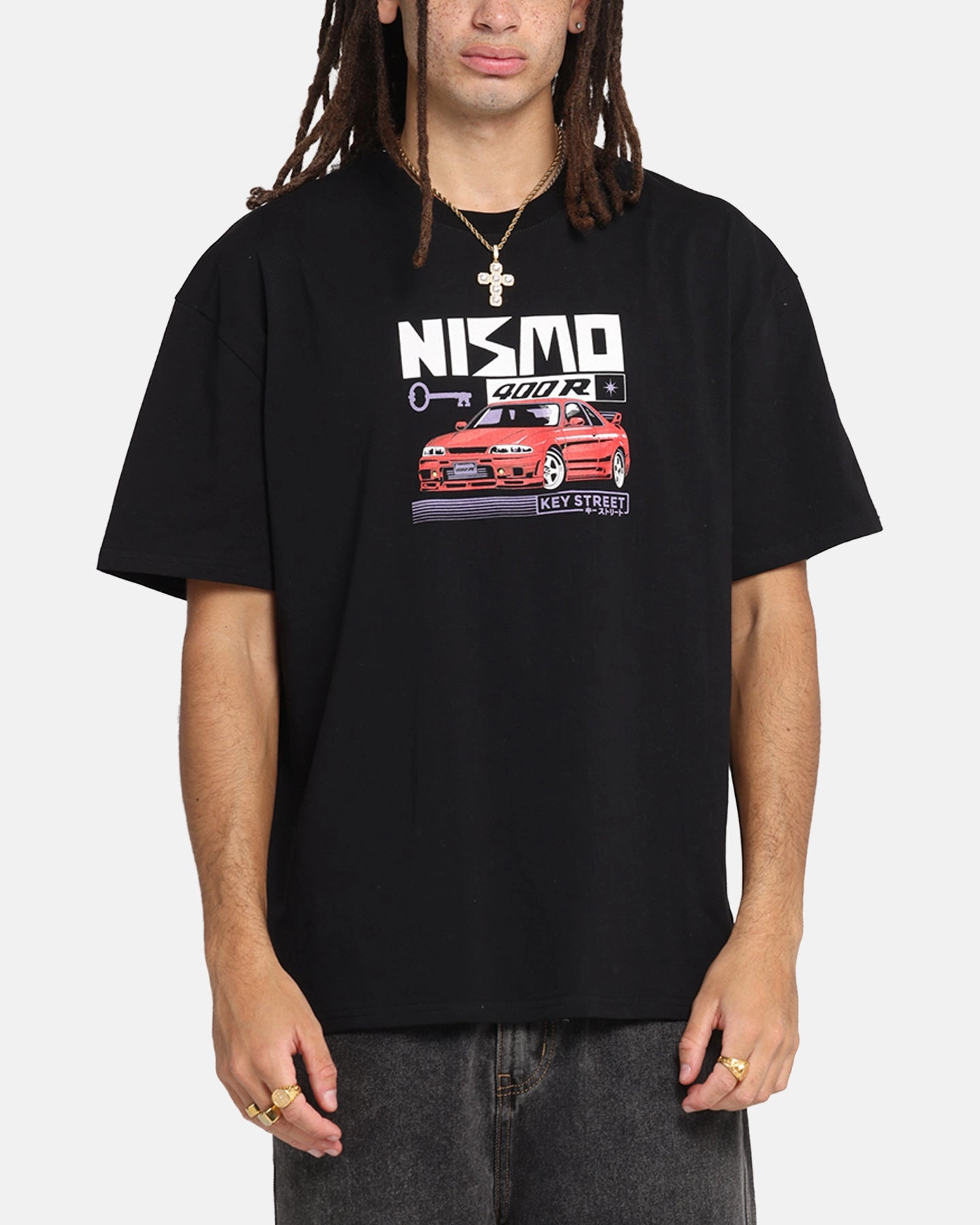 Soft Breathable Key Street 400 R T-Shirt Black