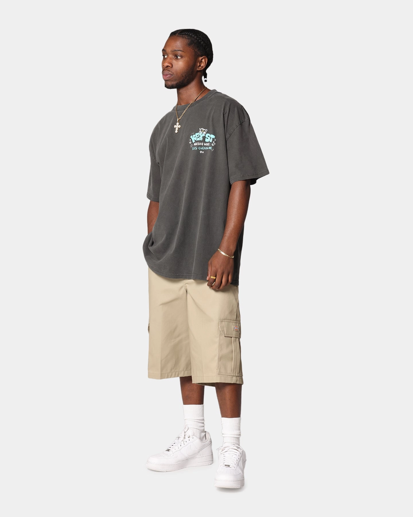Relaxed Outfit Key Street Car Wash T-Shirt Black Wash