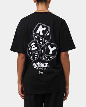 Movie Night Key Street Dice Vintage T-Shirt Black