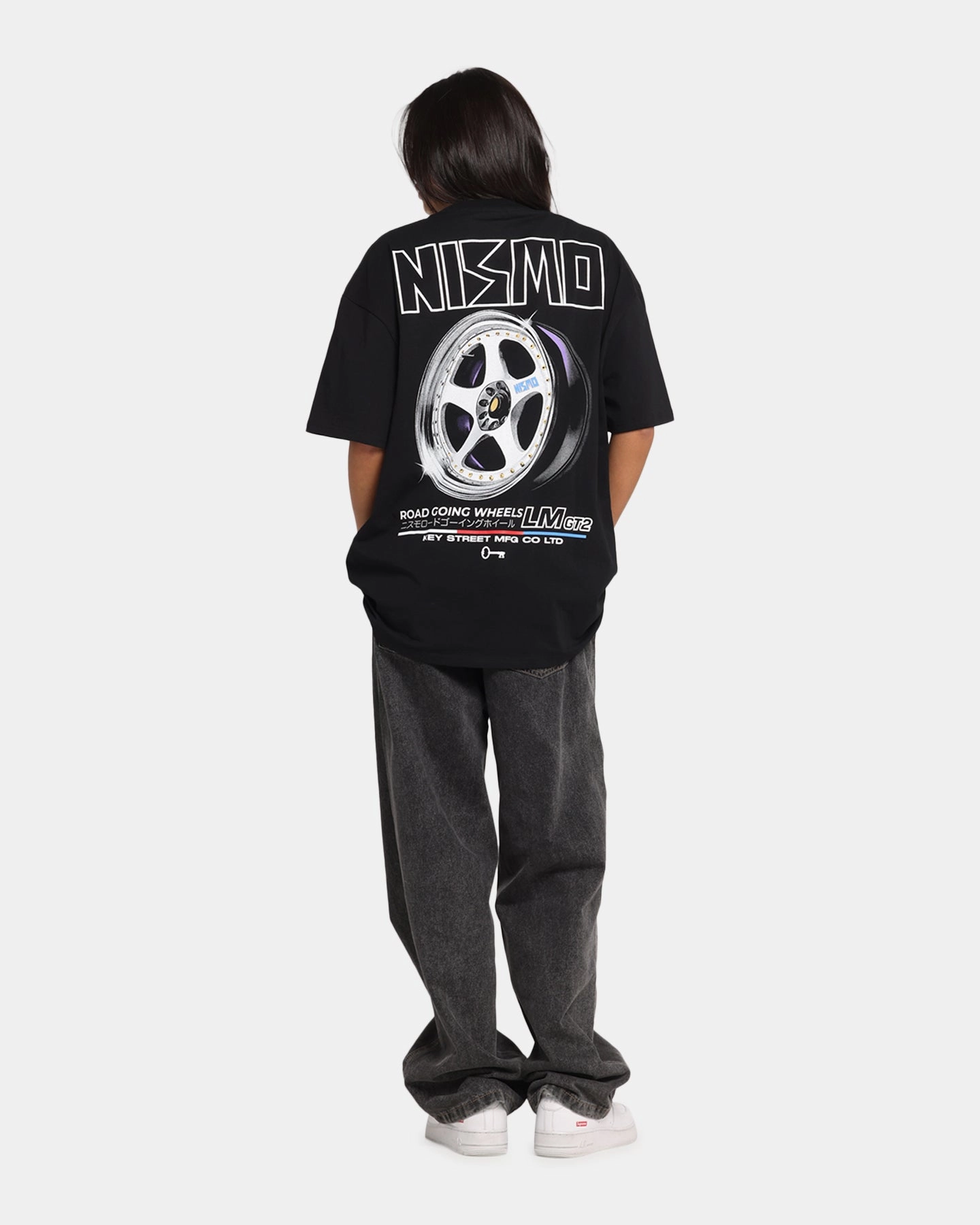 Key Street LMGT2 T-Shirt Black Sleek Fit Slim fit sleekness
