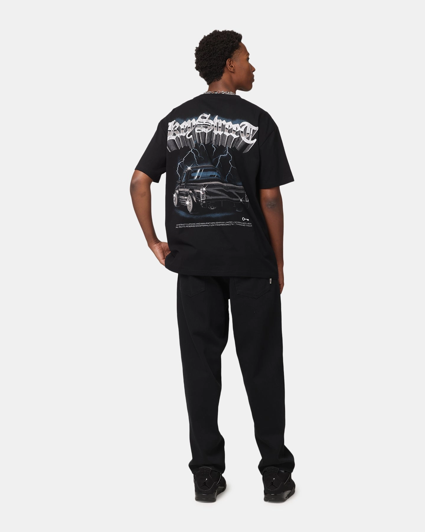 Cozy Touch Key Street Mini Truck Vintage T-Shirt Black