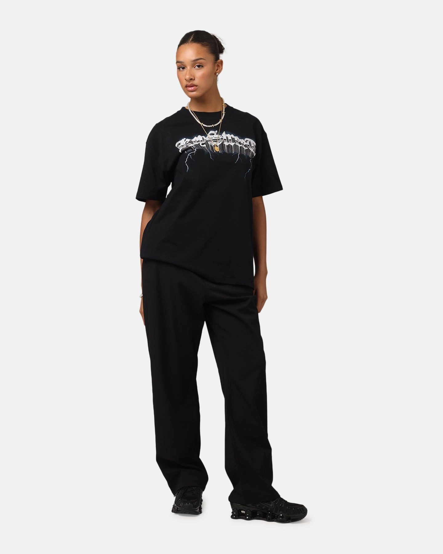 Classic Fit hypoallergenic material Key Street Mini Truck Vintage T-Shirt Black