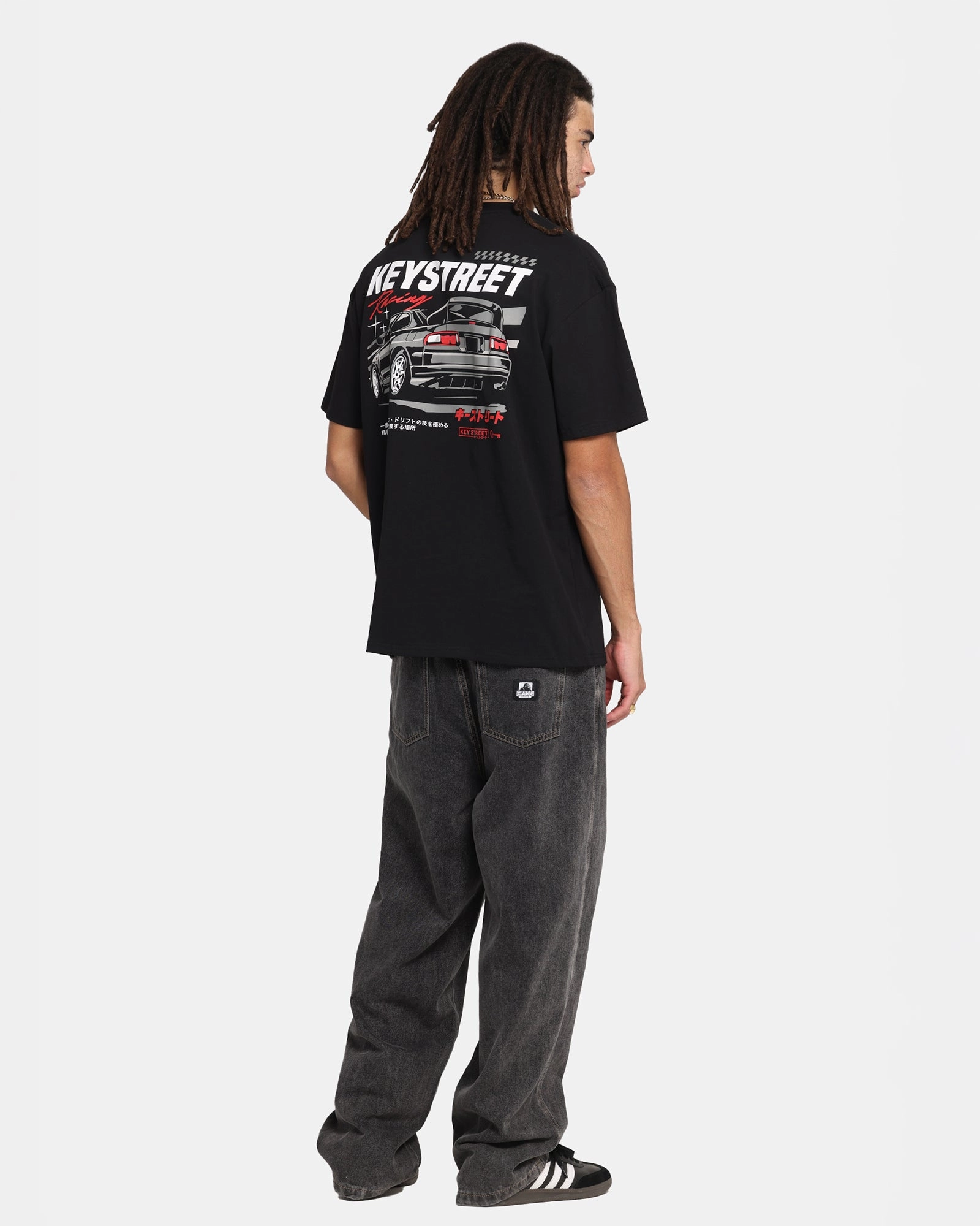 Comfort Style Cozy and Fashionable Key Street Racing T-Shirt Black