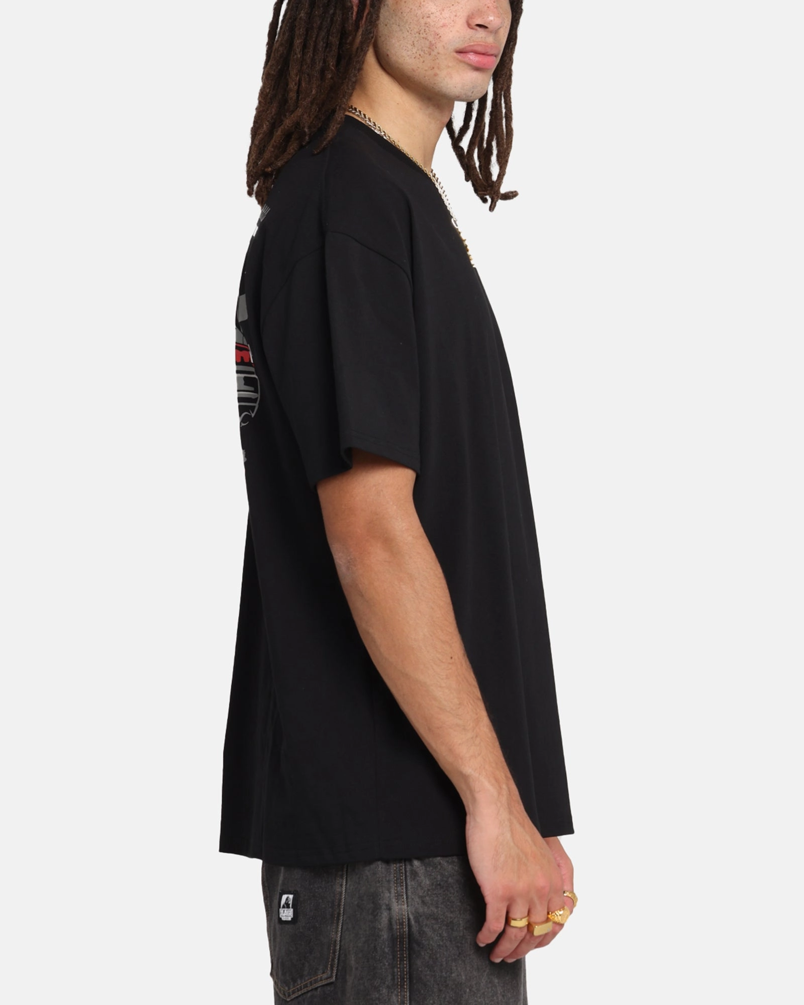 Key Street Racing T-Shirt Black Travel Style Modern Simplicity