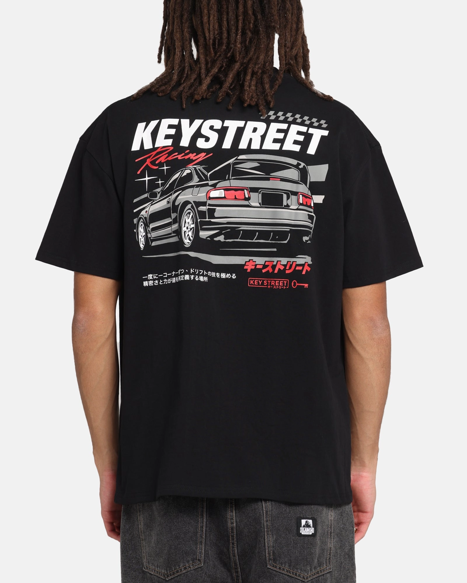Key Street Racing T-Shirt Black Simple and Cozy