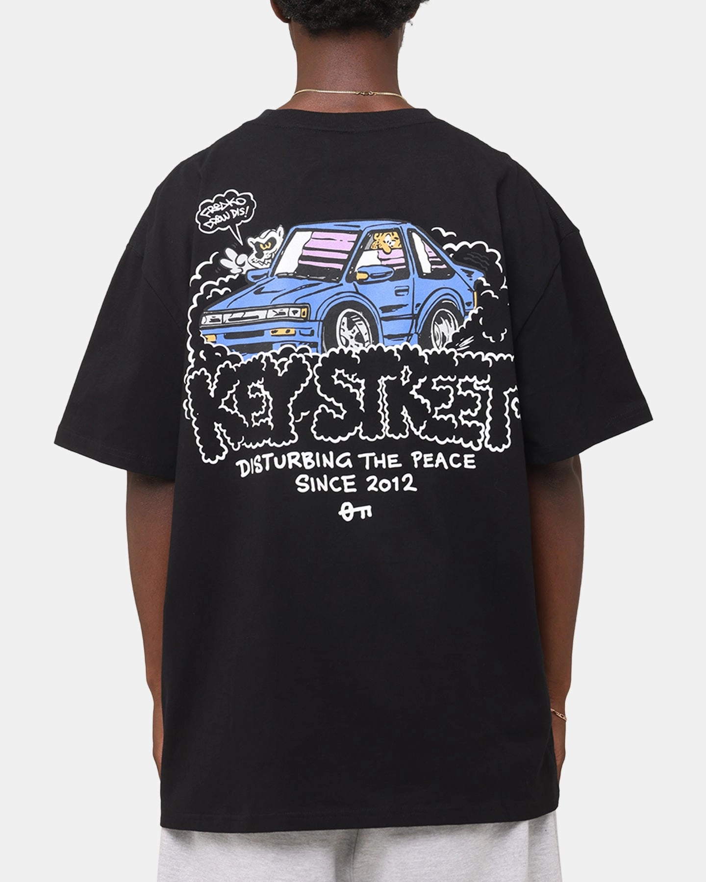 Light Breeze Key Street X FRKO Burner T-Shirt Black