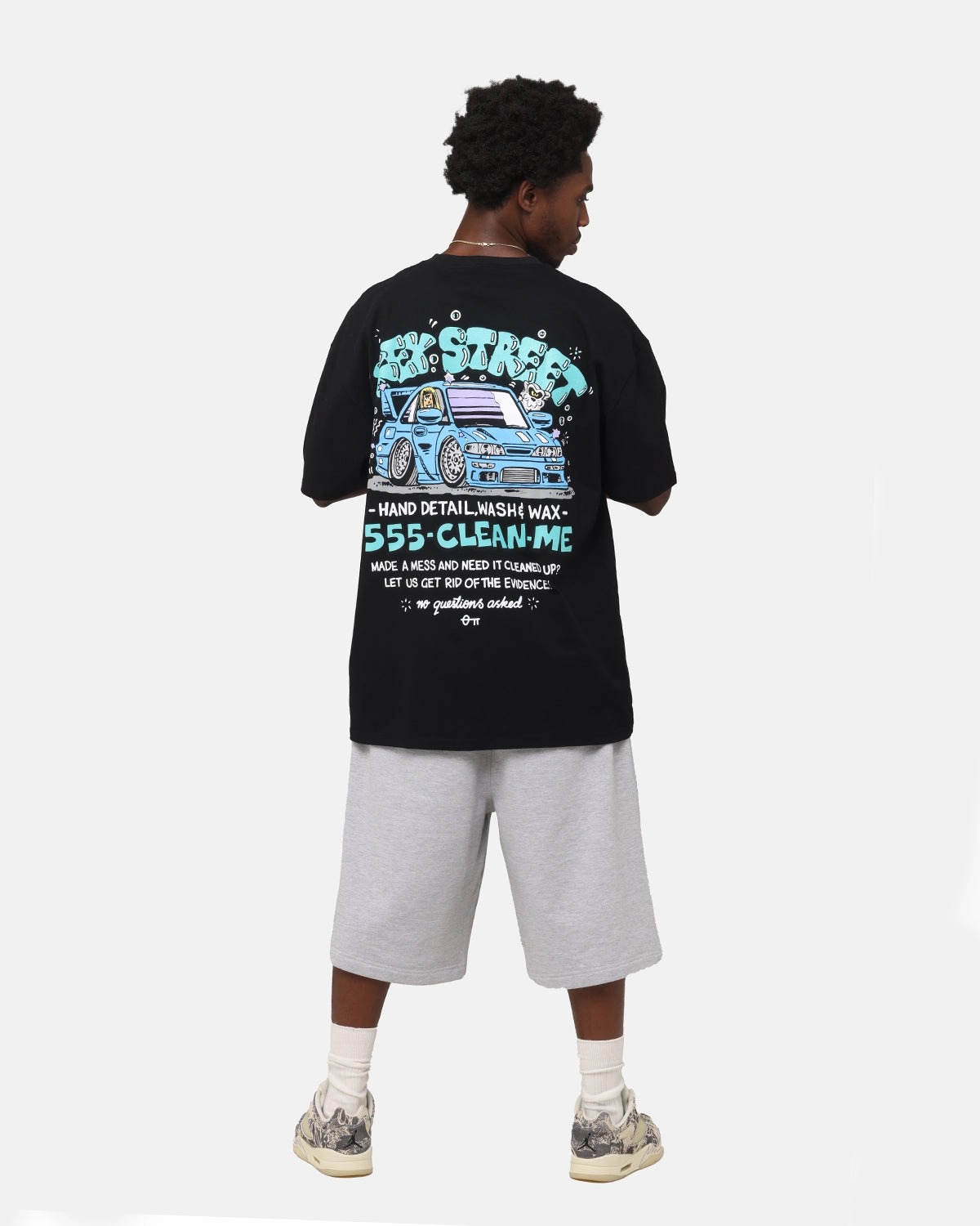 Sustainable Material Blend Breathable Fit Wear Key Street X FRKO Car Wash T-Shirt Black