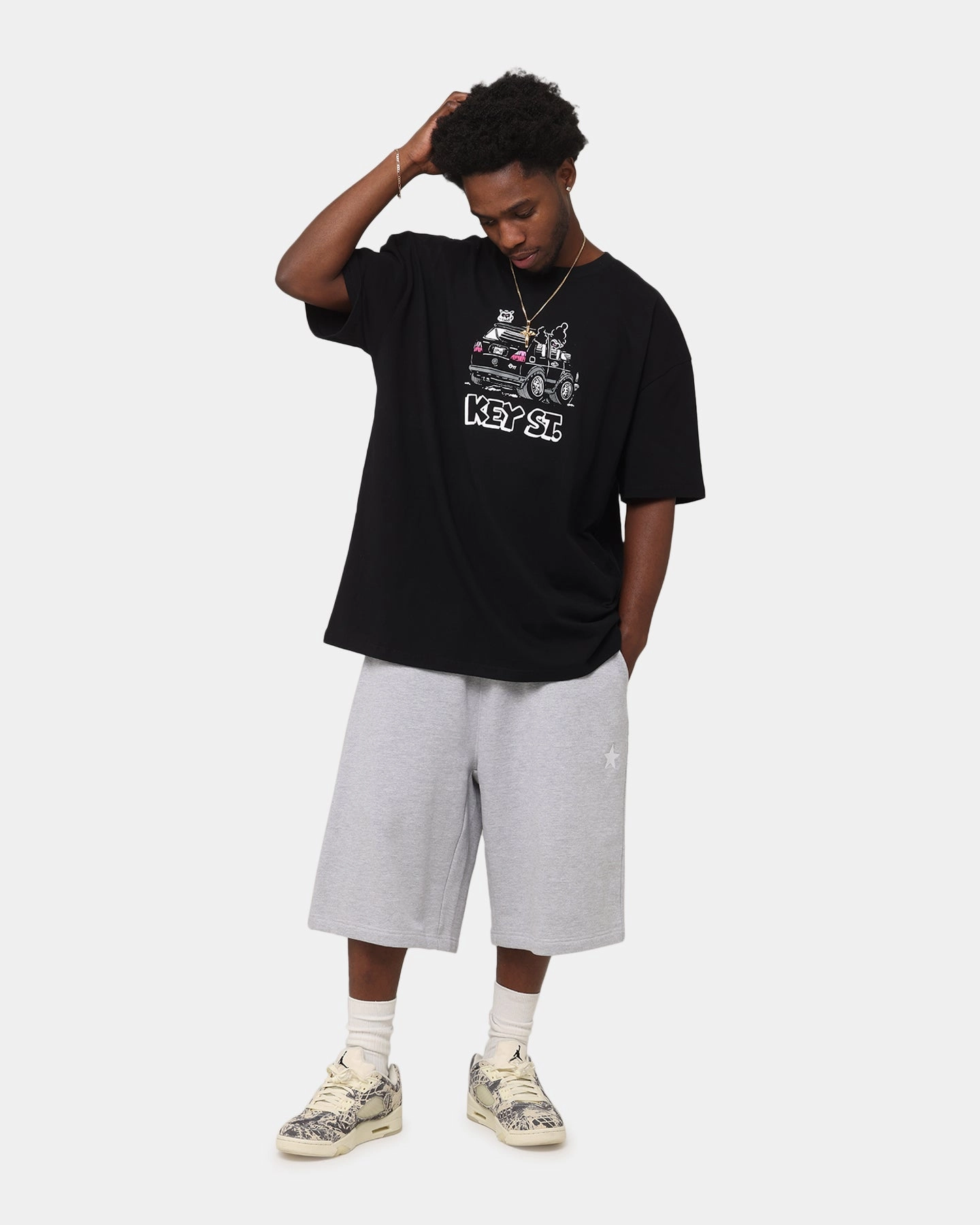 Bohemian freedom OdorResistantTechnology Key Street X FRKO Hot Box T-Shirt Black