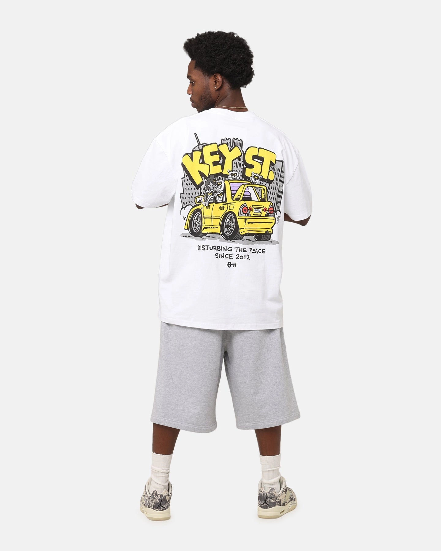 Feminine Appeal Classic Vibes Key Street X FRKO Racoons T-Shirt White