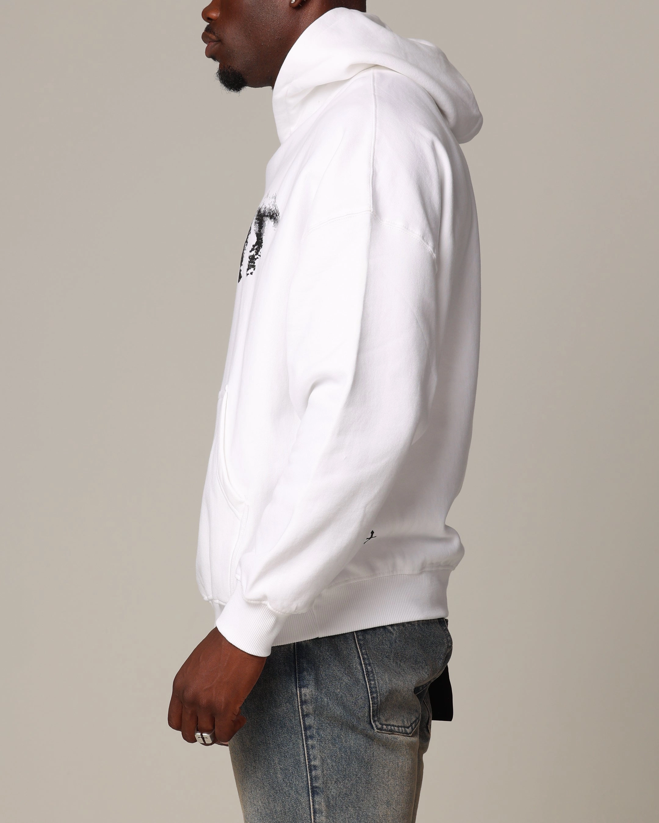 Saint Morta System Overload Hoodie White warm material