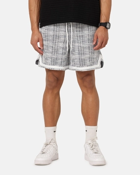 XXIII Textured Ball Shorts Navy/Cream LaserCutEdging