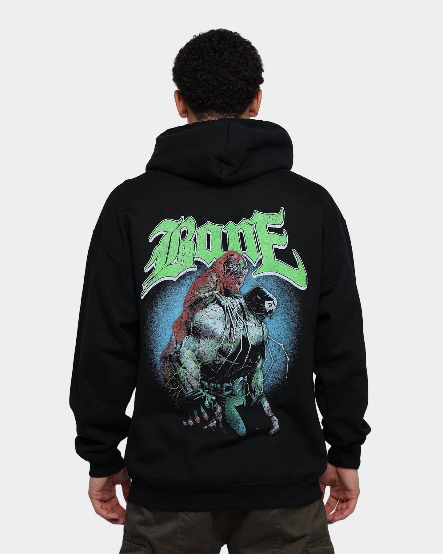 Goat Crew X DC Batman Bane Hoodie Black Schedule Stretchable Panels