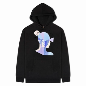 Layered Paneling Kidsuper Bauhaus Face Hoodie 'Black'
