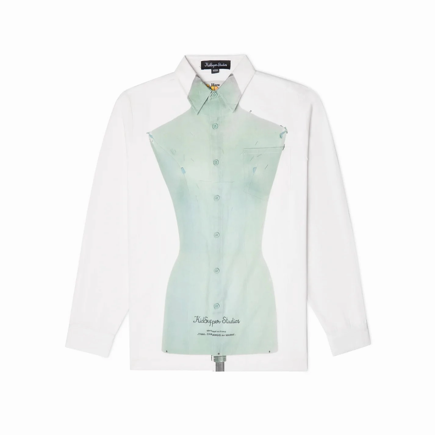 Kidsuper Dress Form Shirt-White Street Fashion