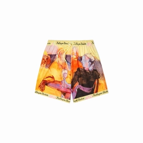 Kidsuper Printed Shorts - Yellow All Day