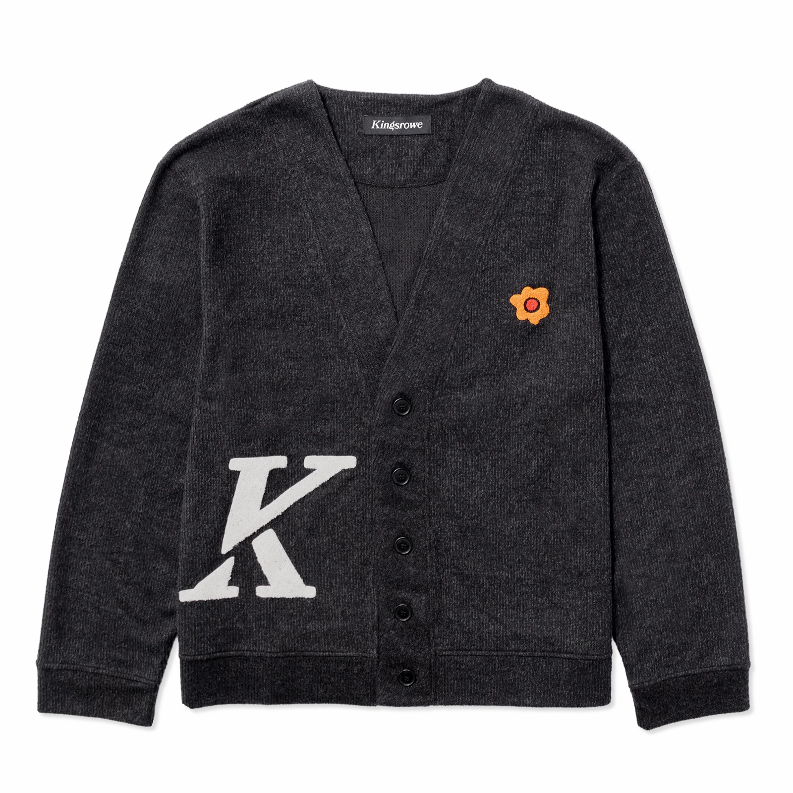 Kingsrowe Buttercup Cardigan 'Black' twill Sports Apparel