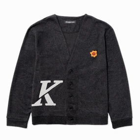 Kingsrowe Buttercup Cardigan 'Black' twill Sports Apparel