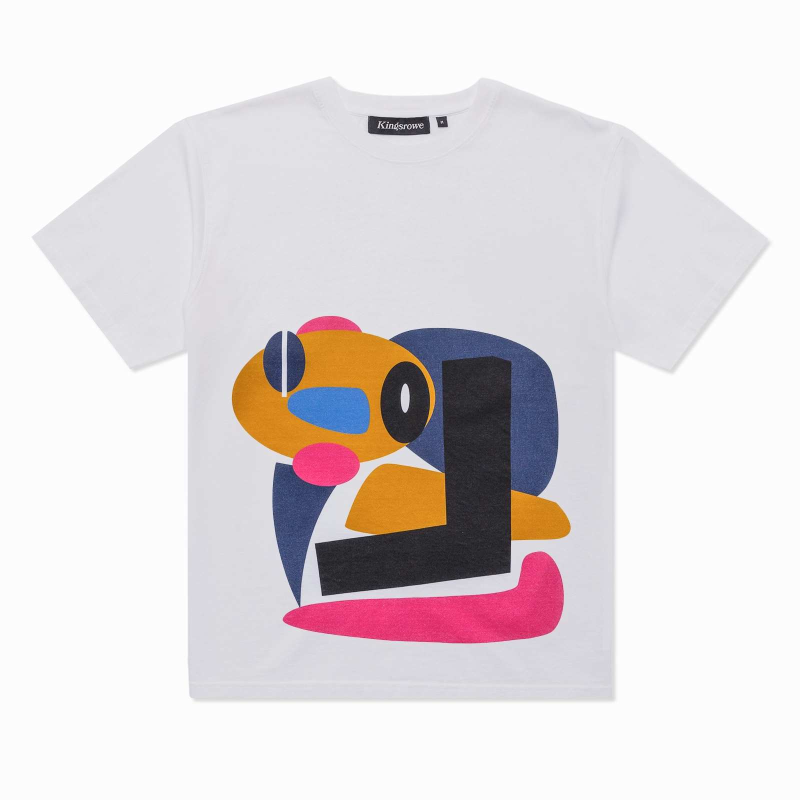 Light Comfort Style Kingsrowe Djenno T-Shirt 'White'